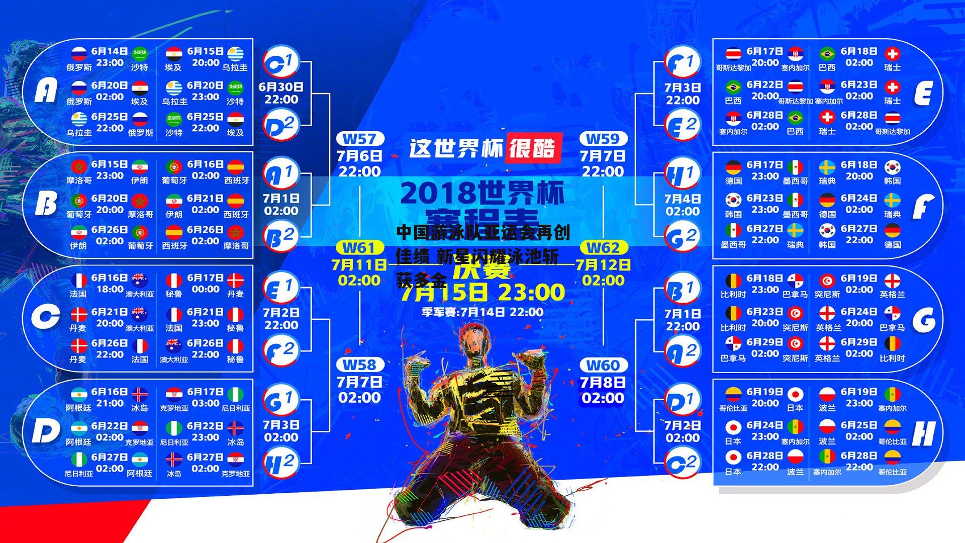 中国游泳队亚运会再创佳绩 新星闪耀泳池斩获多金